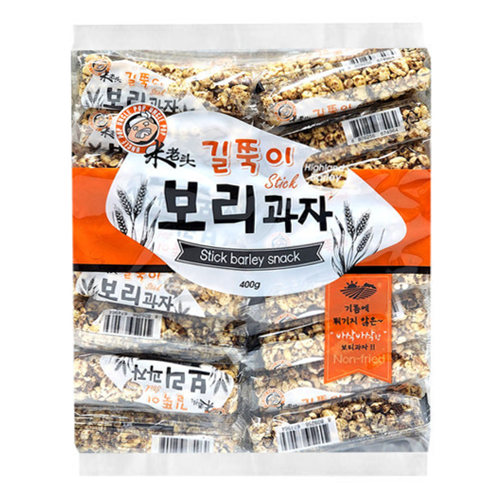 엉클팝)길쭉이보리과자 400g